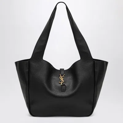 Saint Laurent Bea Black Leather Tote Bag