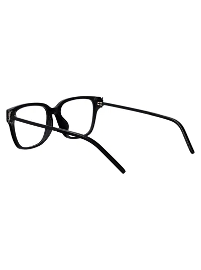 Saint Laurent Black-black-transparent Recycled Acetate Glasses