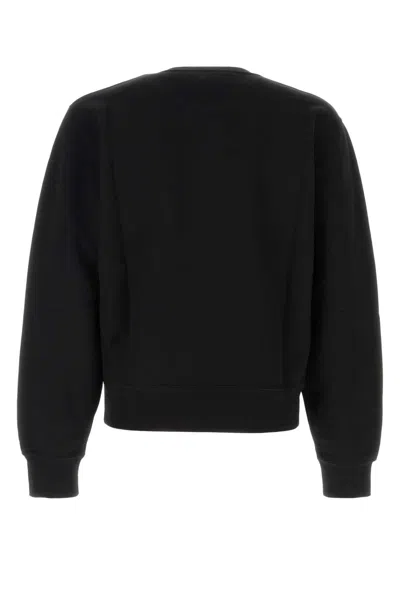 Saint Laurent Cassandre Cotton Crew-neck Sweatshirt