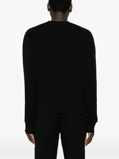 Saint Laurent Cassandre Cotton Crew-neck Sweatshirt
