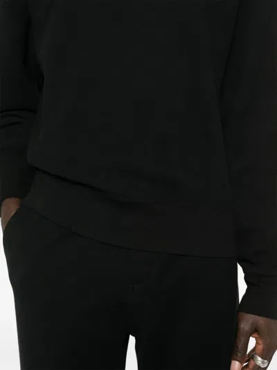 Saint Laurent Cassandre Cotton Crew-neck Sweatshirt