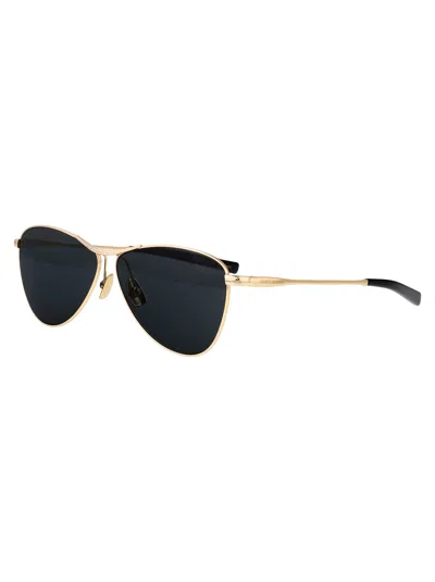 Saint Laurent Vesper Aviator-frame Sunglasses In Gold