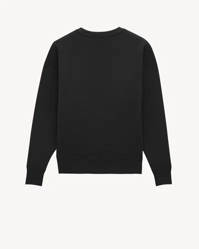 Saint Laurent Oversized Sweatshirt In Black