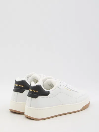 Saint Laurent Sl61 Leather Sneaker In White