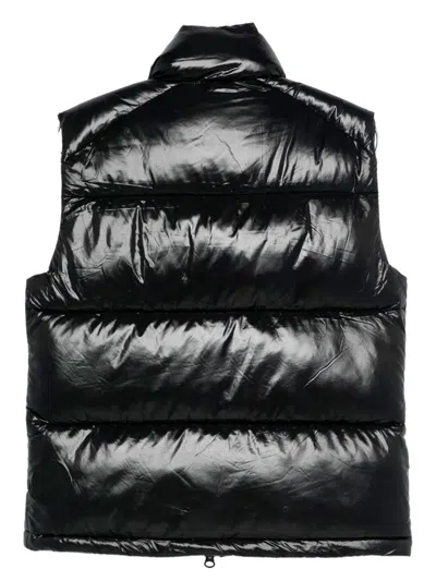 Save The Duck Aliantus Puffer Vest Jacket In Black