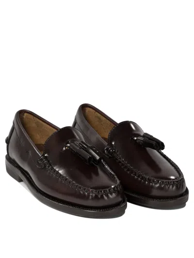 Sebago Brown Leather Loafers In Brown