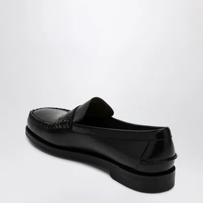 Sebago Dan Po Lt Leather Loafers In Black