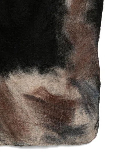 Silvana Manetti Cashmere And Silk Scarf In Black