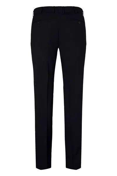 Slowear Wool Tailored Trousers In Black