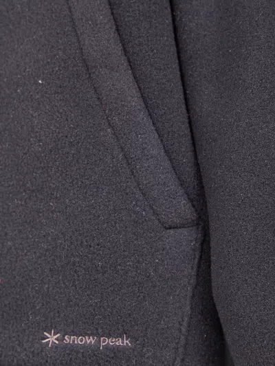 Snow Peak "water Repellent Fleece" Hoodie