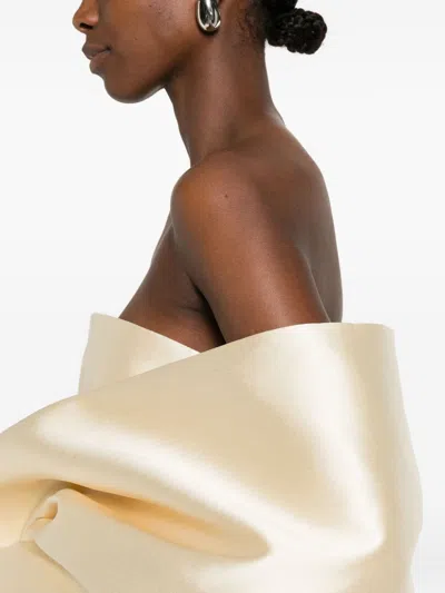 Solace London Renee Maxi Dress In Neutral