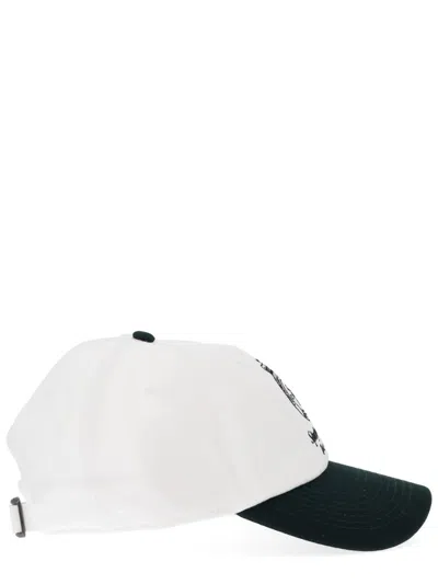 Sporty And Rich Sporty & Rich Multicolour Cotton Hat In White