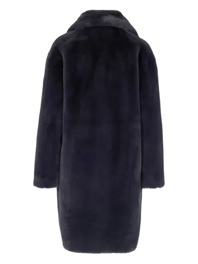 Stand Studio Camille Cocoon Coat In Black