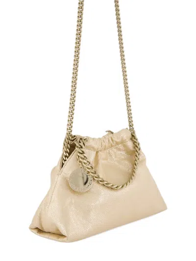 Stella Mccartney Falabella Mini Drastring Tote In Neutral