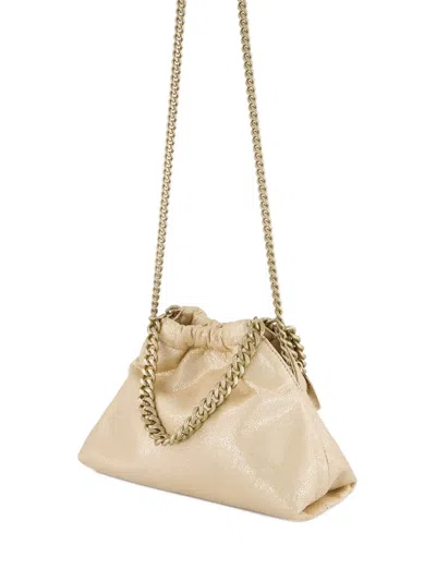 Stella Mccartney Falabella Mini Drastring Tote In Neutral