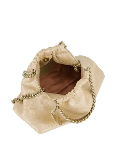 Stella Mccartney Falabella Mini Drastring Tote In Neutral