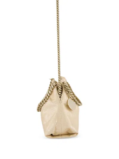 Stella Mccartney Falabella Mini Drastring Tote In Neutral