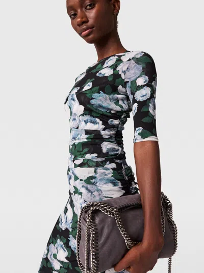 Stella Mccartney Stella Mc Cartney Bunch Of Roses Mesh Top In Green