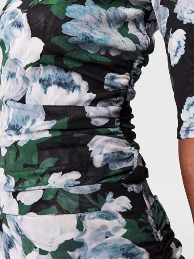 Stella Mccartney Stella Mc Cartney Bunch Of Roses Mesh Top In Green