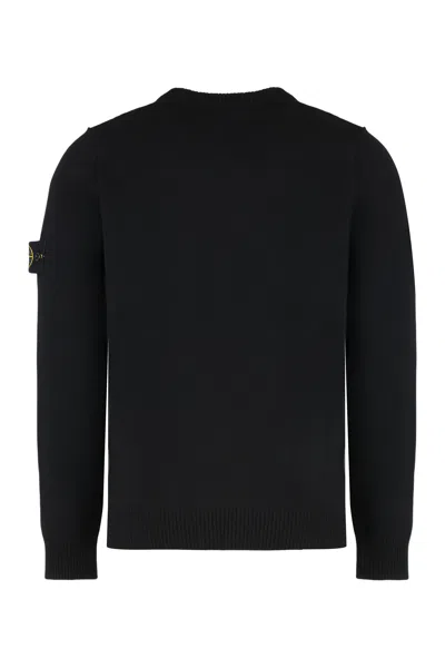 Stone Island Logo Patch Crewneck Sweater