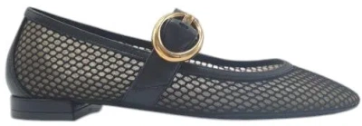 Stuart Weitzman Black Lamb Leather Heel In Black