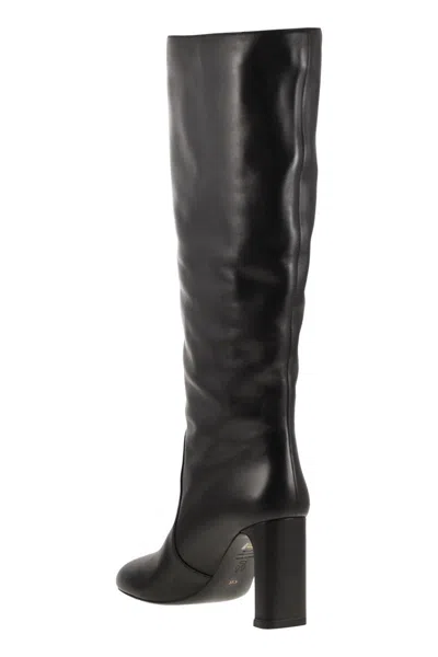 Stuart Weitzman Babette Tubo High Boots T. 085 In Black
