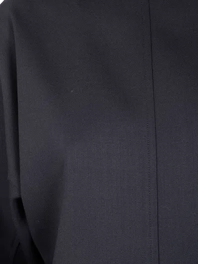 Studio Nicholson Long Sleeve Top Boat Neck Detail In Gray