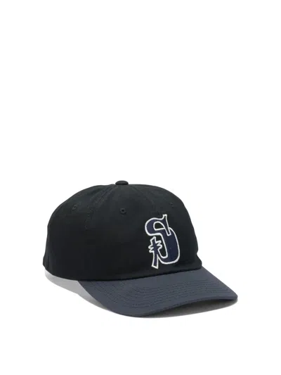 Stussy Black Cotton Hat In Black