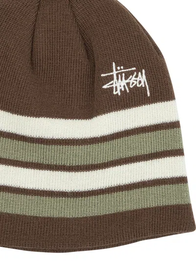 Stussy Brown Acrylic Hat In Brown