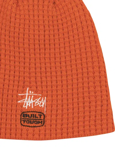 Stussy Orange Acrylic Hat In Orange