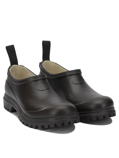 Superga Brown Rubber Cotton Lined Ankle Boots In Multi