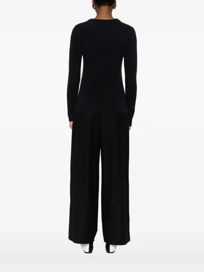 Susanne Bommer Wool Crewneck Sweater In Black