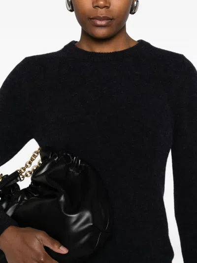 Susanne Bommer Wool Crewneck Sweater In Black