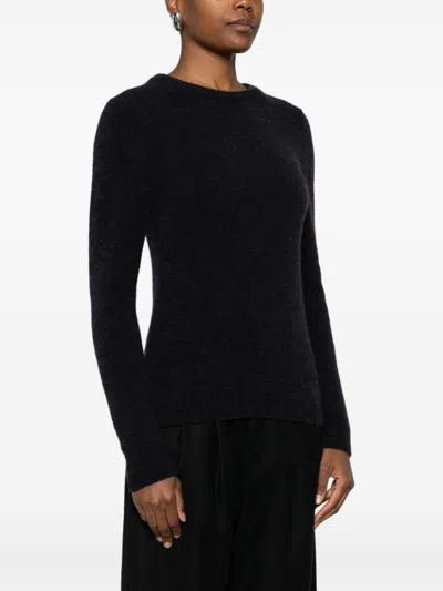 Susanne Bommer Wool Crewneck Sweater In Black