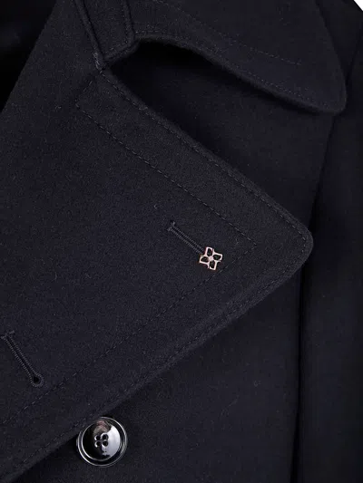 Tagliatore "c-aviator" Men`s Coat In Purple