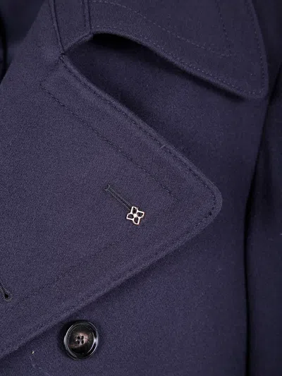 Tagliatore "c-aviator" Men`s Coat In Gray