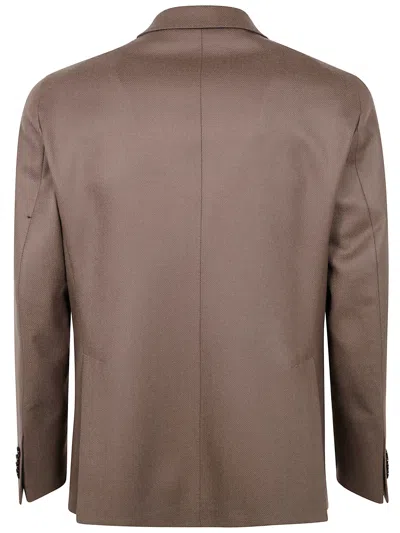 Tagliatore "montecarlo" Men`s Jacket In Brown