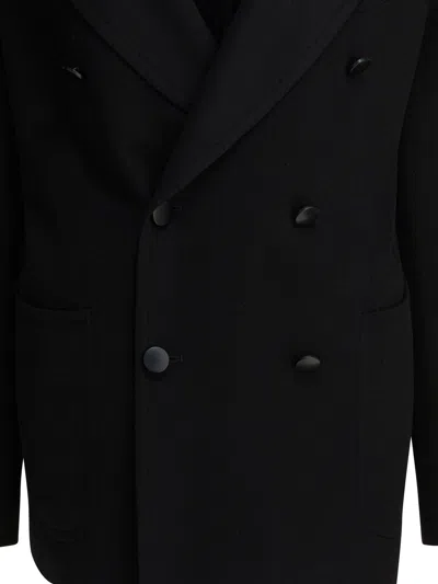 Tagliatore Jackets & Coats In Black