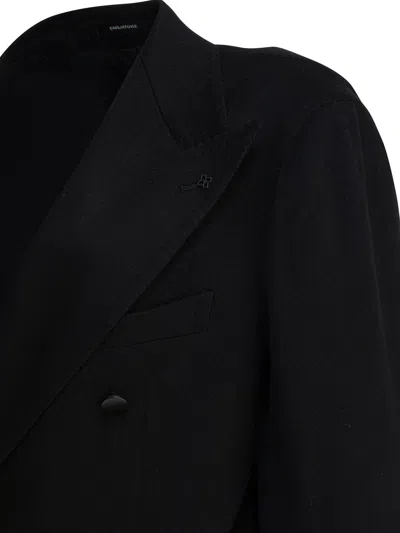Tagliatore Jackets & Coats In Black