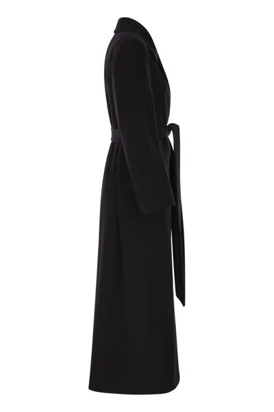Tagliatore Melody - Virgin Wool And Cashmere Coat In Black