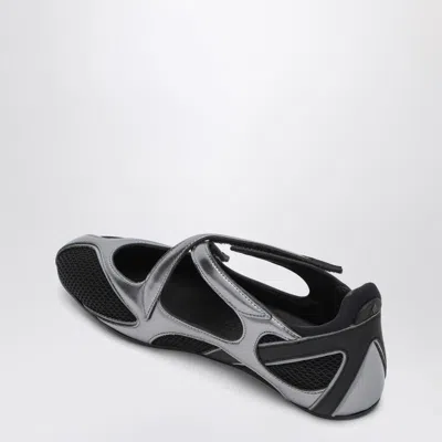 Attico Ballerina Flat Floor 01 Black In Multi