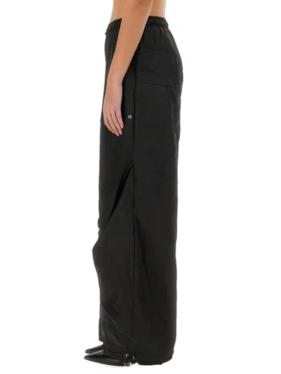 Attico Nylon Long Pant In Black