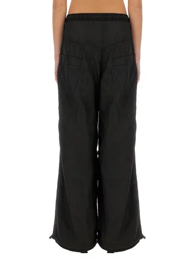 Attico Nylon Long Pant In Black