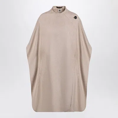 The Garment Beige Wool-blend Cape In Neutral