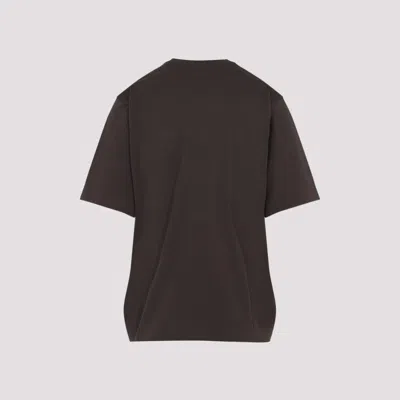 The Frankie Shop Brown Harper Soft Organic Cotton T-shirt In Brown