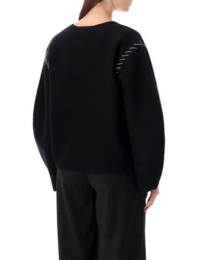 The Garment Oslo Black Wool Sweater In Black