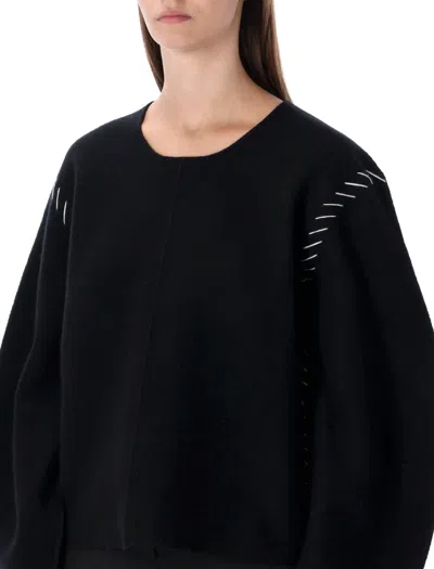 The Garment Oslo Black Wool Sweater In Black