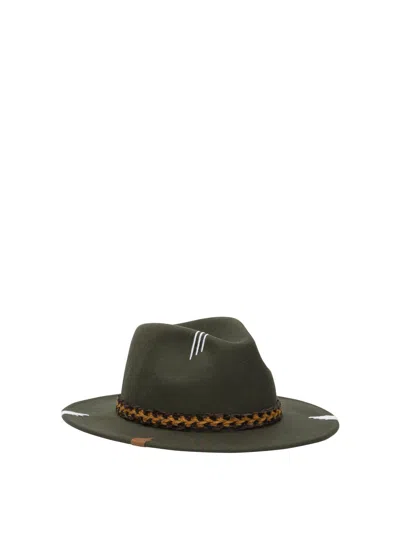 The Hat Gang Green Wool Hat In Green