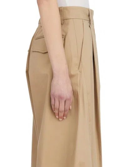 The Latest Billie Poplin Sand Pants In Brown