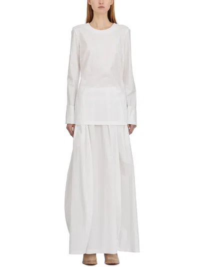 The Latest Slim Crew Neck Sweater In White